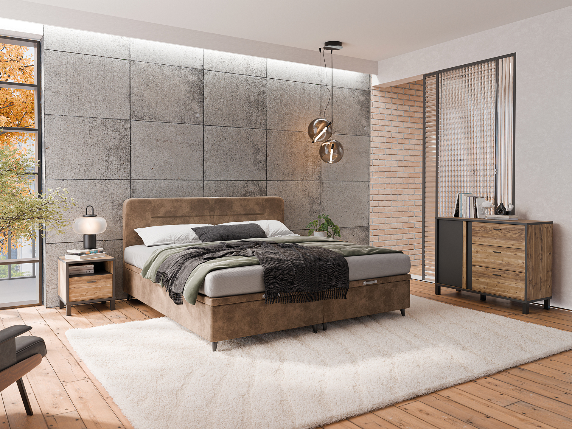 Łóżko tapicerowane IMPERIAL