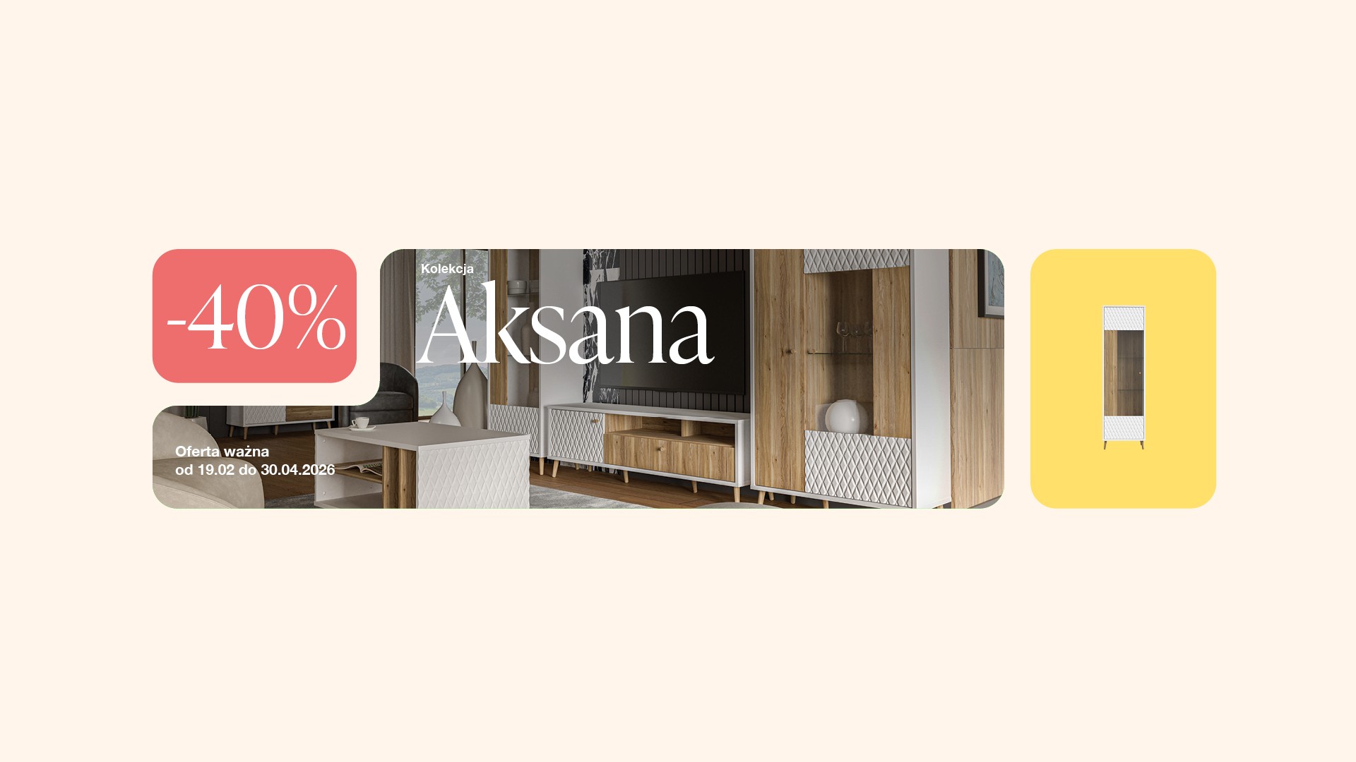 Slajder z informacją o promocji