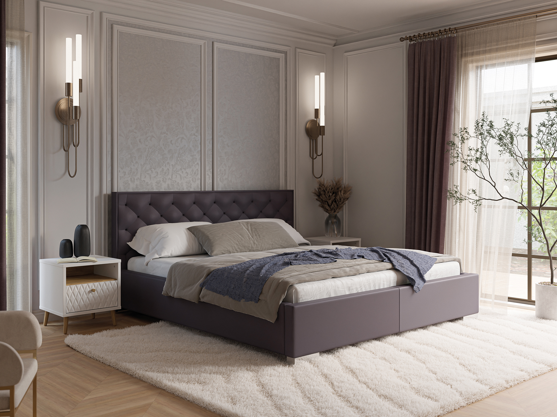 Łóżko tapicerowane LANCIANO