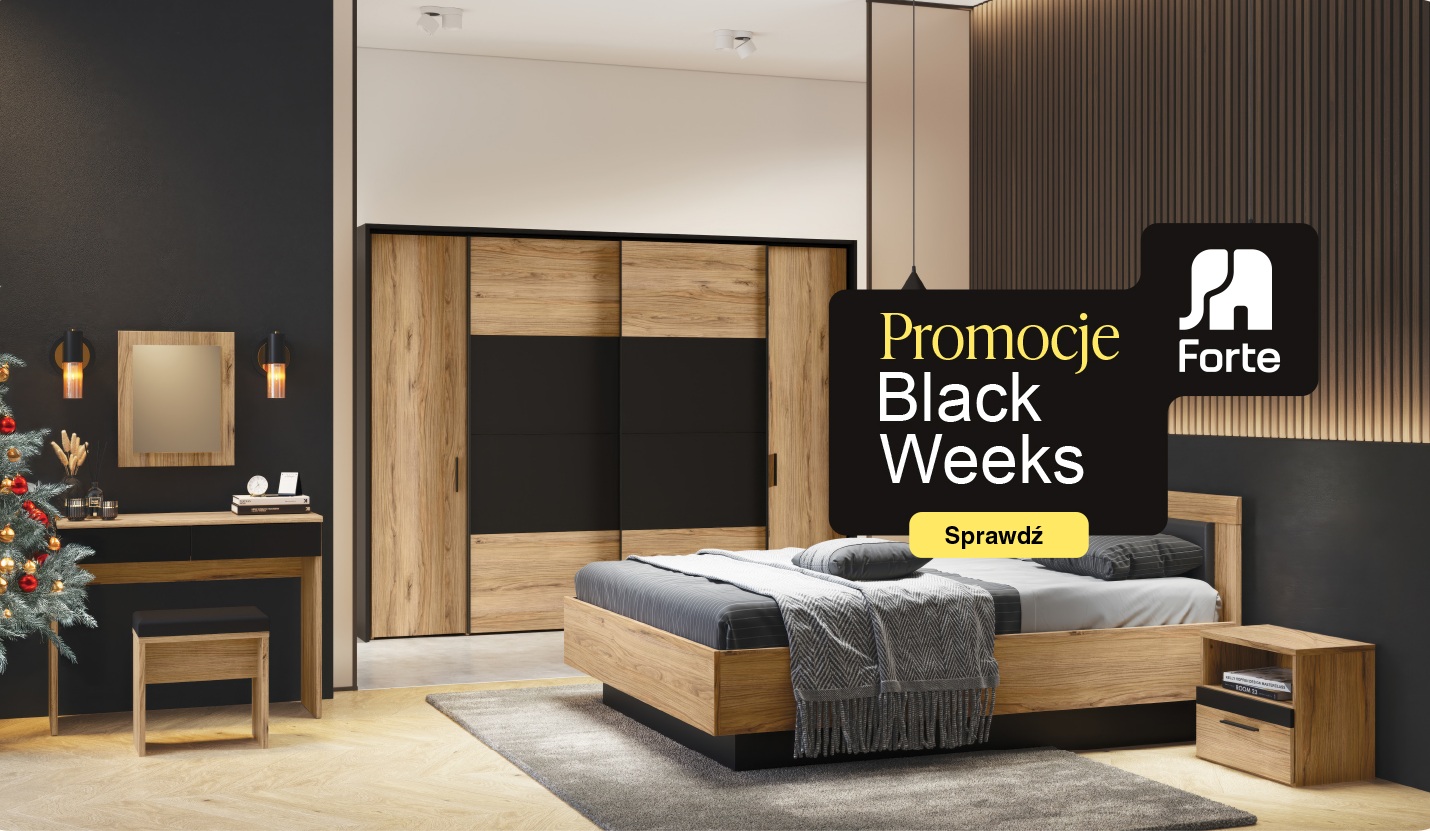 Render z informacją o promocji Black Weeks