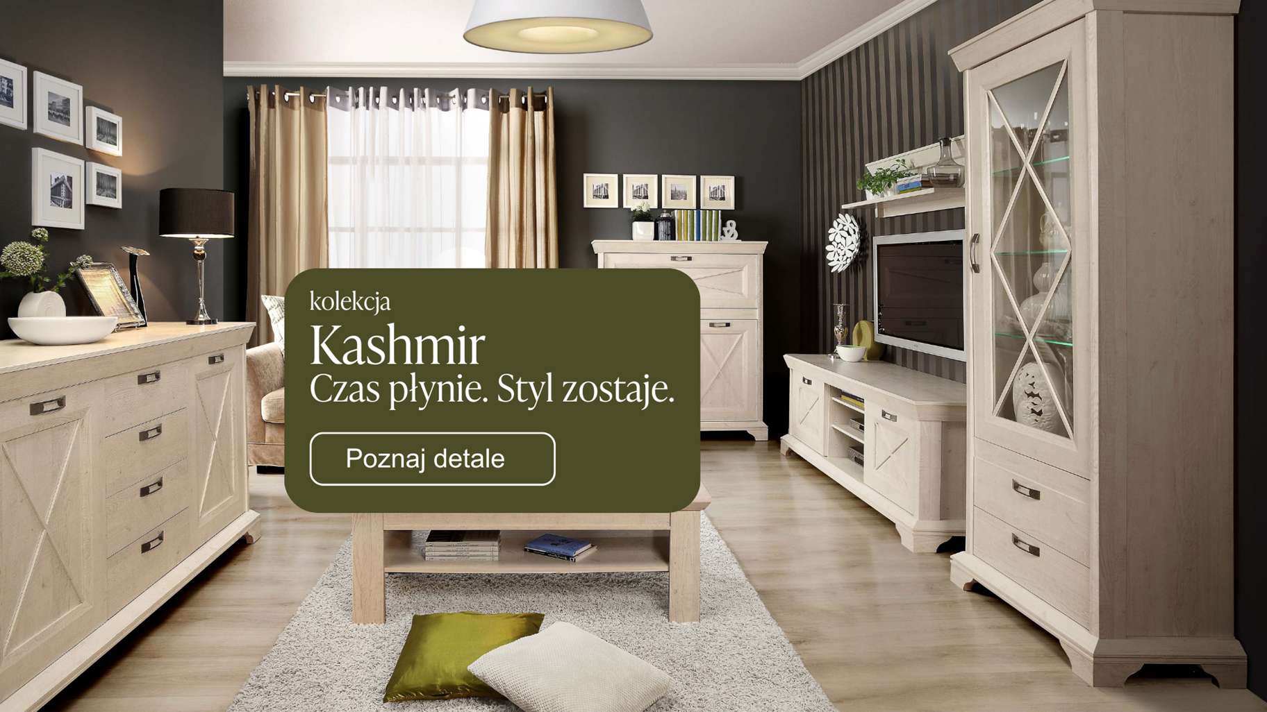 Zdjęcie przedstawiające meble z kolekcji Kashmir. Odsyła do całej strony z kolekcją.