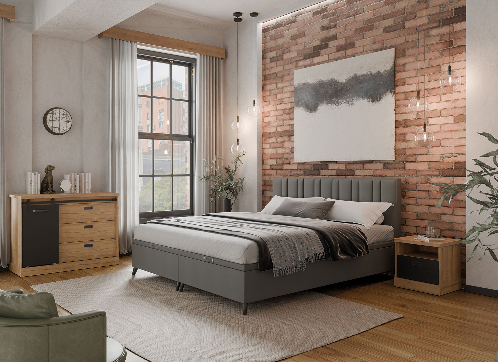 Łóżko tapicerowane PALERMO