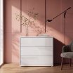 Szafka 95 cm SOPHISTISPACE Biały/Biały Połysk