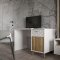 Biurko 120x60 cm z ryflowanym frontem - AKSANA - Meble FORTE