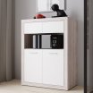 Szafka 90 cm BACCIO Dąb Piaskowy/Biały