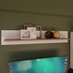 Półka ścienna 160 cm PENKRIDGE Secret Grey/Dąb Szlachetny