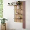 Półka pionowa 130 cm BREATHTAKER Terakota/Dąb Mauvella