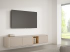 Szafka RTV 220 cm BREATHTAKER Dąb Mauvella/Piaskowy