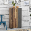 Szafka na buty 70 cm NET106 Old – Wood Vintage/Beton