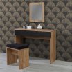 Toaletka loft 100 cm z lustrem i siedziskiem DALATE