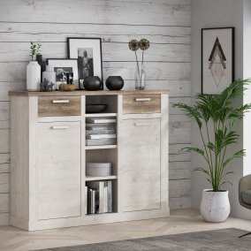 Wysoka komoda 160 cm szerokości - DURO - Meble FORTE