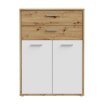 Szafka 90 cm z szufladami KEFLAVIK Biały/Dąb Artisan