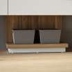 Podstawa do półki pionowej 60 cm LEWISVILLE Secret Grey/Dąb Valencia