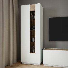 Wąska witryna 60 cm LEWISVILLE - Meble FORTE