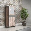 Witryna 70 cm z szufladą NOTE Beton/Sosna Picea