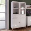 Witryna 100 cm z szufladami PENKRIDGE Secret Grey/Dąb Szlachetny