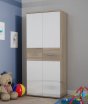 Szafa 80 cm WINNIE Dąb Sonoma/Biały